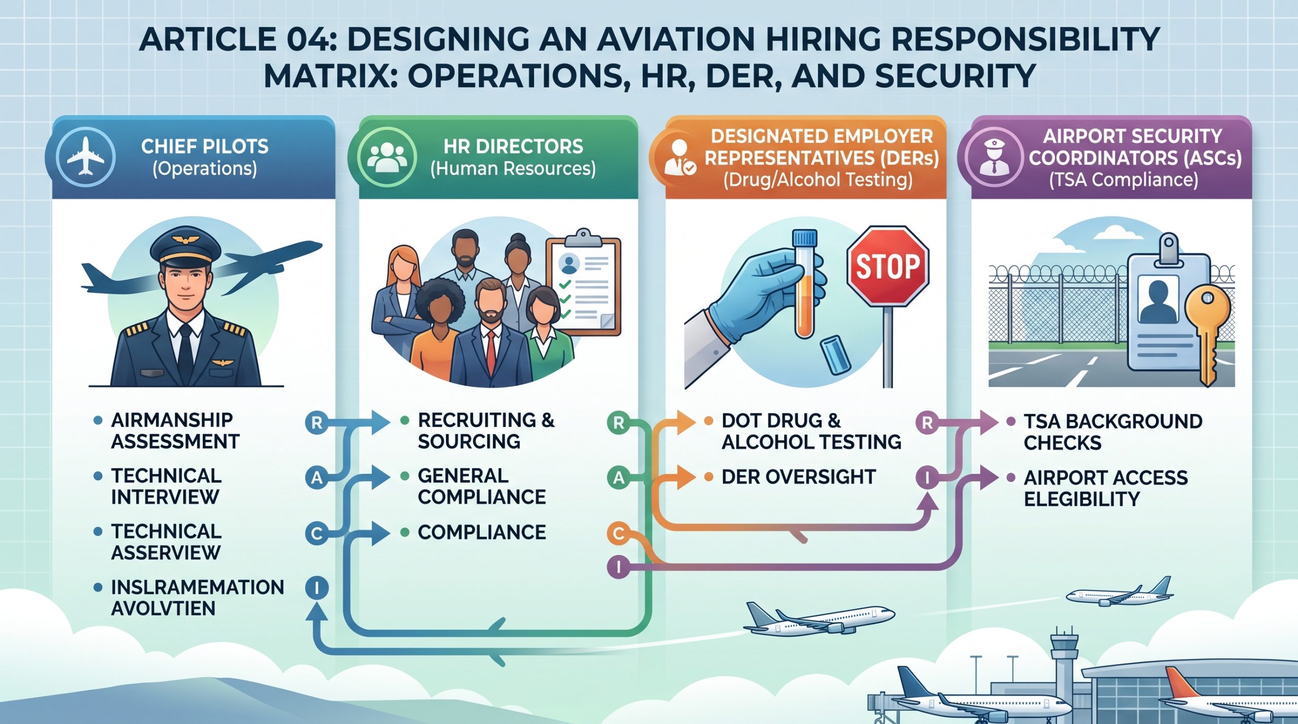 Aviation Hiring Responsibility Matrix